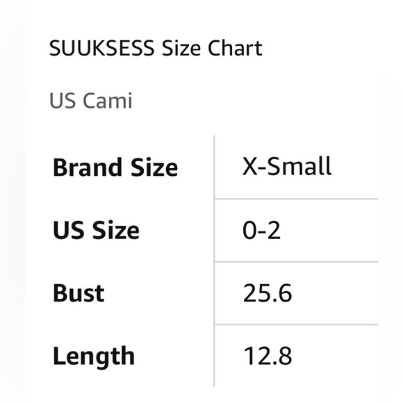 NWOT  black cami crop - Picture 5 of 5